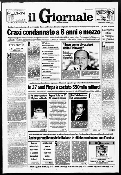 Il giornale : quotidiano del mattino